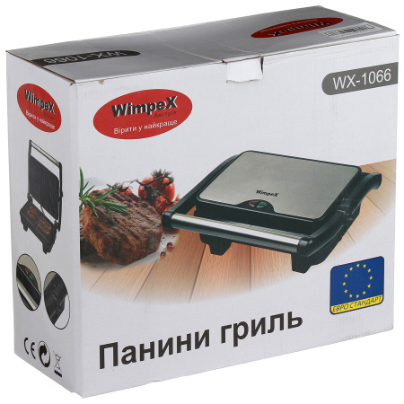 Гриль прижимной WimpeX 1500 Ватт (WX-1066)