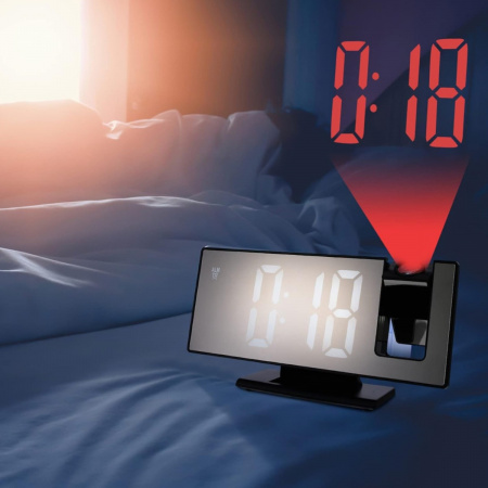 Часы настольные Led Mirror Clock с проекцией
