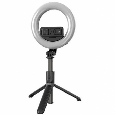 Лампа для селфі на штативі з пультом Selfie Stick L07 BT+Led підсвічування
