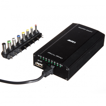 Зарядка для Ноутбука ( Автомобильная зарядка) 120W