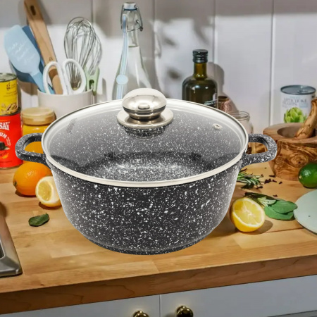 Каструля Styleberg 1.4 л (ST-3018) Гранітне покриття