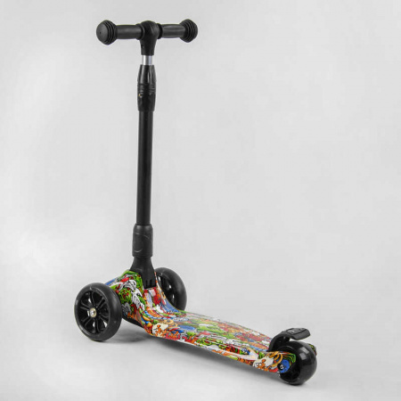 Самокат_трехколесный_Best_Scooter_46-009_MAXI_(6)_складной_алюминиевый_руль_3_колеса_PU_со_светом_пе