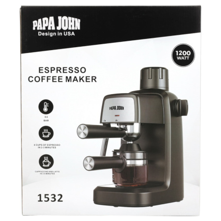 Кавоварка рожкова Papa John 1200  Вт (1532)
