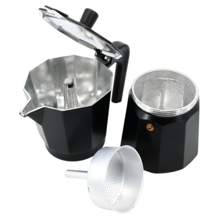 Гейзерна кавоварка A-PLUS на 6 чашок (3082) Black
