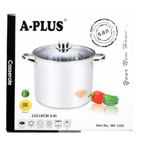 Каструля A-PLUS 6.8 л (1392)