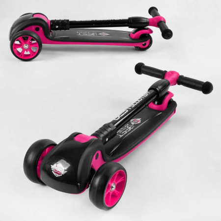 Самокат_трехколесный_44116_Best_Scooter_(6)_КРАСНЫЙ_складной_алюминиевый_руль_3_колеса_PU_со_светом_