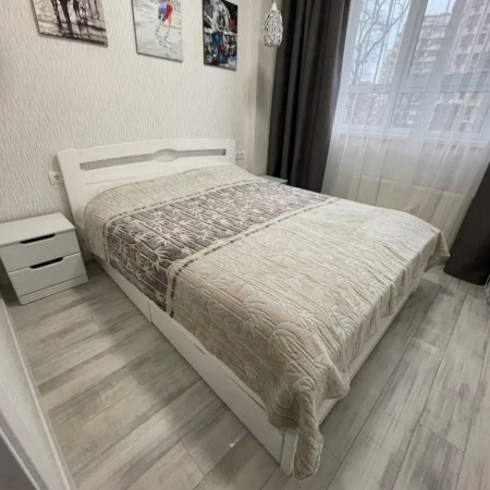 Плед покрывало стрижка Велсофт микрофибра 200 х 220 (23283) Зеленый зигзаг