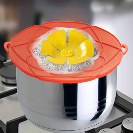 Силиконовая крышка невыкипайка Spill stopper lid 26 см