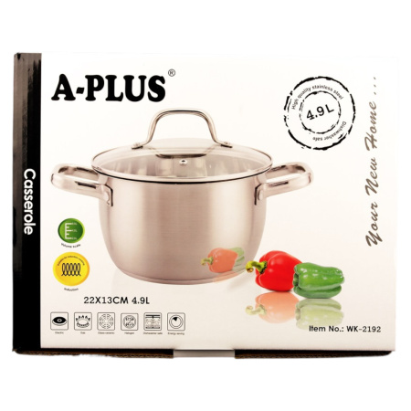 Кастрюля A-PLUS 4.9 л (2192)