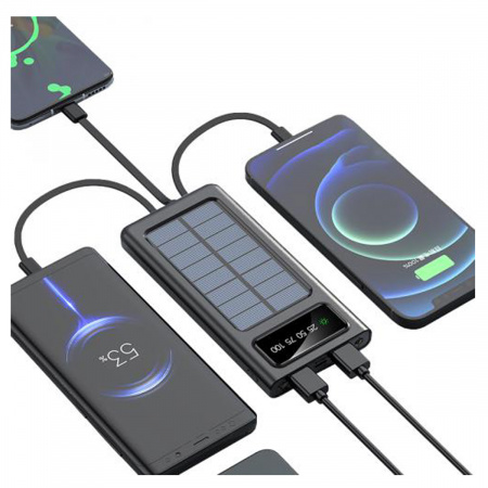 Power Bank на сонячній батареї UKC 10000 mAh (8285)
