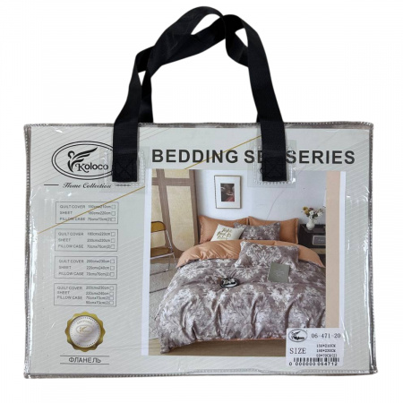Постельное белье полуторное KOLOCO BEDDING фланель (40749) 
