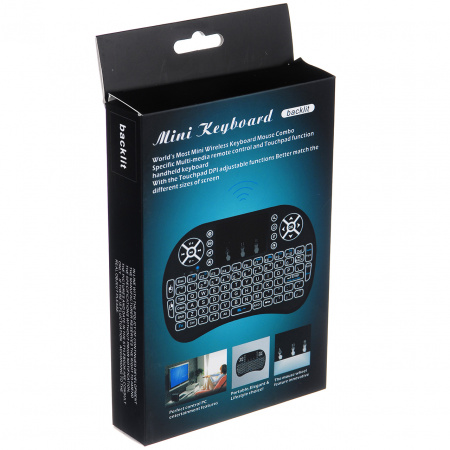 Клавіатура бездротова KEYBOARD Mini і8 з підсвічуванням (4467)