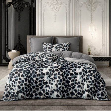 Постільна білизна Євро KOLOCO "Animal Print" фланель (42856)