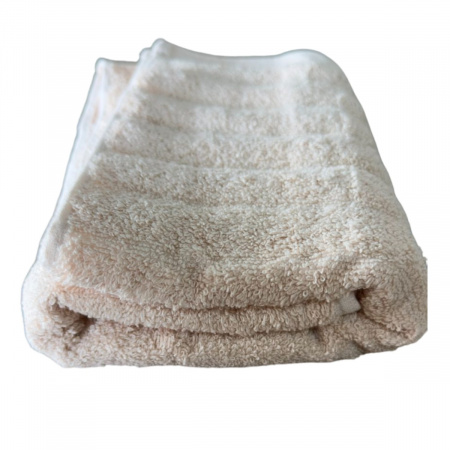 Рушник банний Home Textiles "Шарпей" махра 130 х 70 см (38645) Бежевий