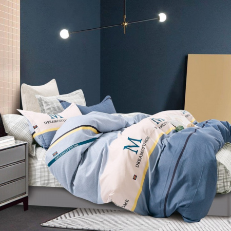 Комплект постельного белья двуспальный Koloco сатин (37417) Dreamcityhome