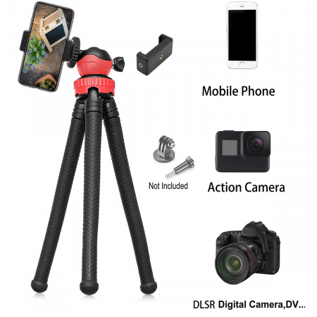 Штатив гибкий для телефона, фотоаппарата Flexible Tripod Li31