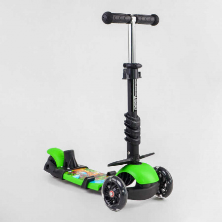 Самокат_5в1_трехколесный_77099_(1)_Best_Scooter_с_защитным_бампером_PU_колеса_ПОДСВЕТКА__КОЛЕС_в_кор