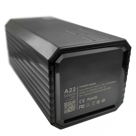 Мобильная зарядка Power Bank KONFULON A22 50000 mAh