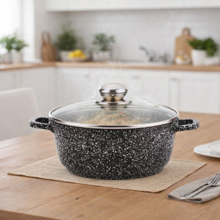 Каструля Styleberg 5.8 л (ST-3024) Гранітне покриття