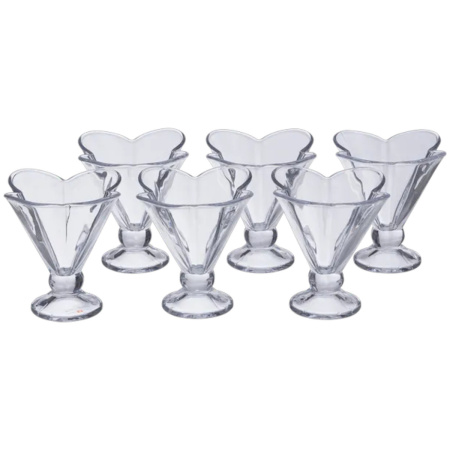 Набір креманок Garbo Glassware "Ice" 230 мл 6 шт (R35575)