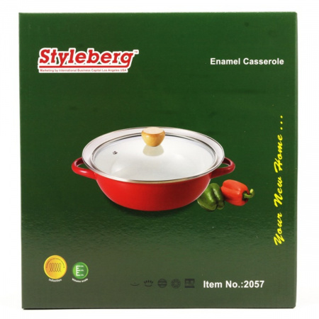 Каструля емальована Styleberg 20 см 2 л (2057)