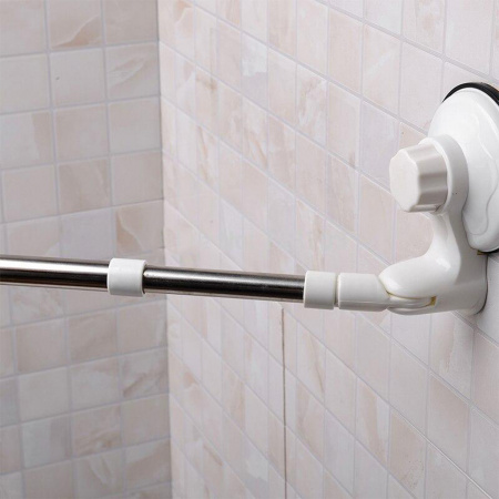 Вешалка для кухни ванной с крючками Telescopic от 60 до 110 см 