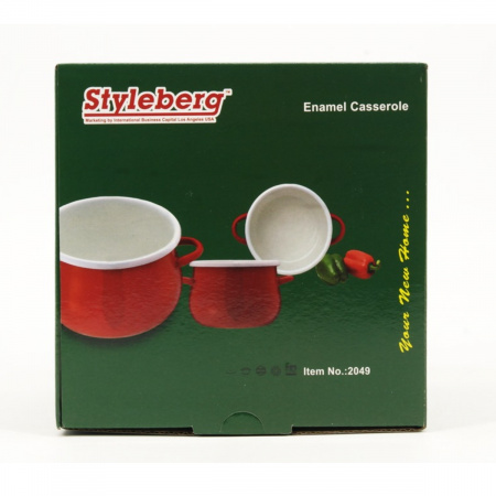 Каструля емальована Styleberg 14 см 1 л (2049) 
