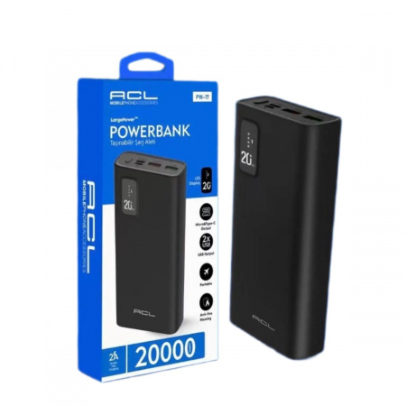 Мобильная зарядка Power Bank ACL PW-17 20000 mAh