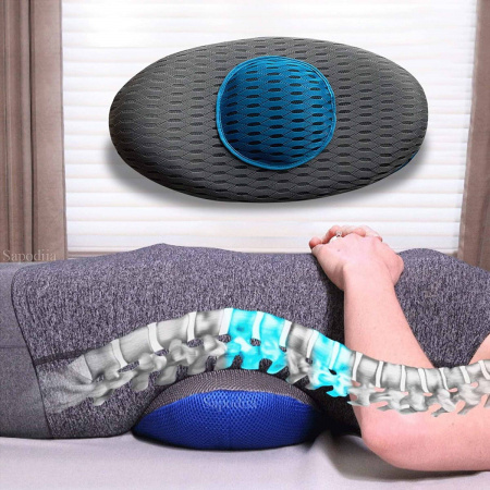Подушка ортопедическая под спину Back Support Pillow Comfy Curve
