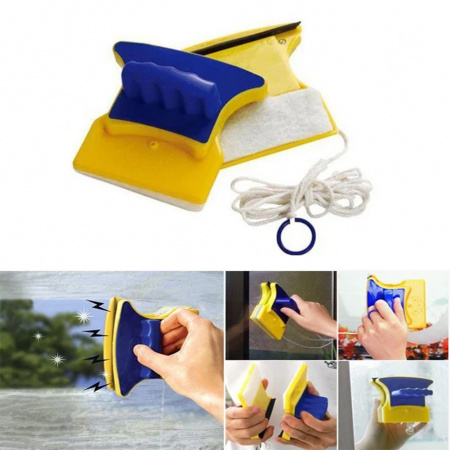 Glass Wiper Магнитная щетка для мытья окон с двух сторон (60)