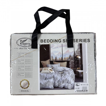 Постельное белье полуторное KOLOCO BEDDING фланель (40745) 