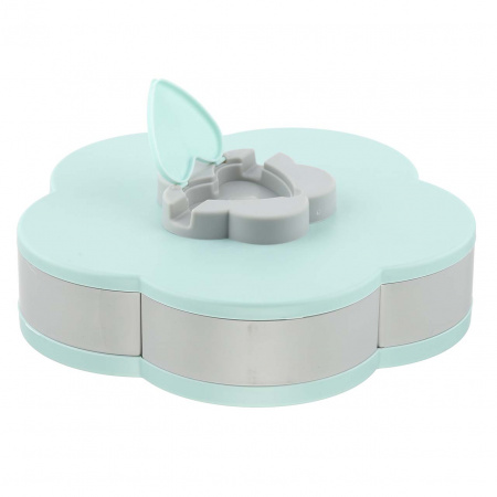 Тарілка для закусок, що обертається, з підставкою під телефон Flowers Candy Box 27 х 6.5 см (TL00159