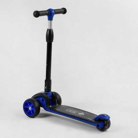 Самокат_трехколесный_22107_Best_Scooter_(6)_СИНИЙ_складной_алюминиевый_руль_3_колеса_PU_со_светом_d_