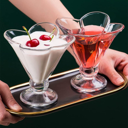 Набір креманок Garbo Glassware "Ice" 230 мл 6 шт (R35575)