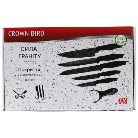 Набор ножей Crown Bird 6 предметов (11 HB)