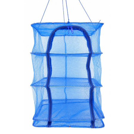 Підвісна сітка сушарка для сушіння риби фруктів овочів грибів Fish Drying Net 4 яруси 40 х 40 х 65 см