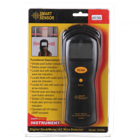 Шукач проводів Smart Sensor AR 906 Digital Metal Detector