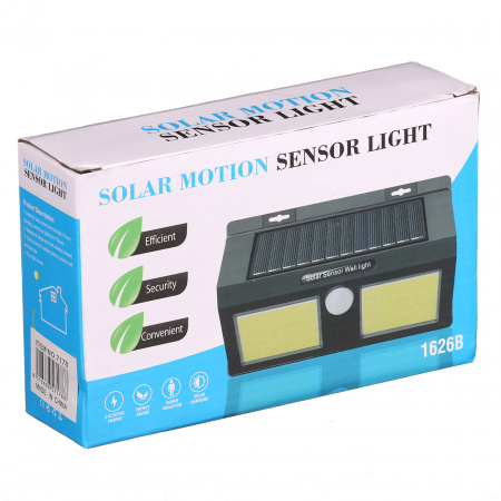 Ліхтар із датчиком руху Sensor Light та сонячною батареєю (1626A)