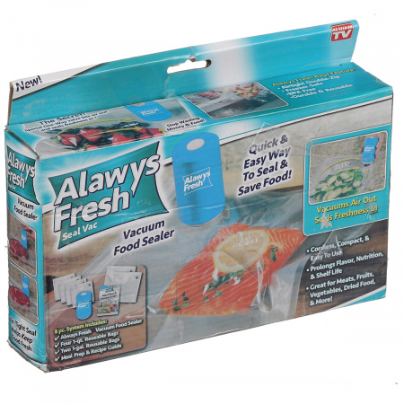 Вакуумний пакувальник з пакетами Always Fresh Sealer Vacuum Food