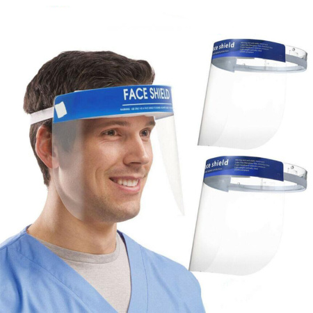 Ммаска прозрачная защитная FACE SHIELD 10 штук в упаковке