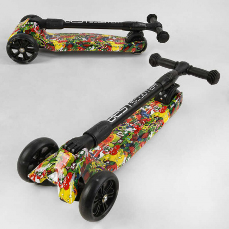 Самокат_трехколесный_Best_Scooter_59-208_MAXI_(6)_складной_алюминиевый_руль_3_колеса_PU_со_светом_пе