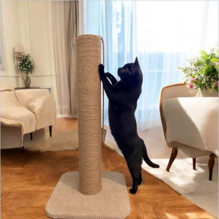 Кігтеточка для кішок Scratching post стовпчик на підставці