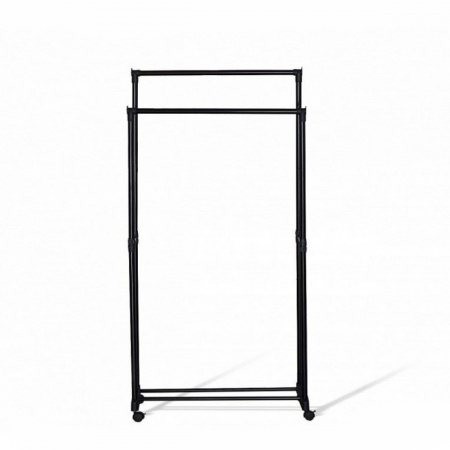 Телескопическая стойка-вешалка для одежды Double Pole Clothes Horse R29746