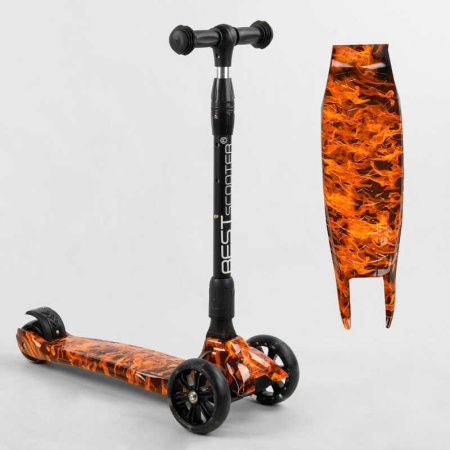 Самокат_трехколесный_Best_Scooter_32-389_MAXI_(6)_складной_алюминиевый_руль_3_колеса_PU_со_светом_пе